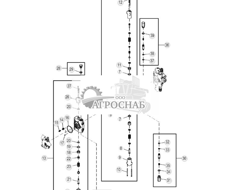 Control Valve Lift and Tilt Sections, Outside Dozer (OSD) - ST822615 356.jpg